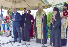 6. мај 2019. Председник Одбора за дијаспору и Србе у региону Миодраг Линта на прослави славе Манастира Ђурђеви Ступови